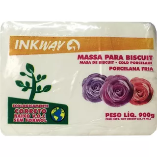 Massa P/ Biscuit Natural 900g Inkway