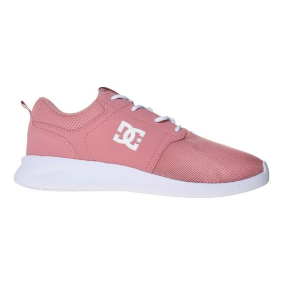 Tenis Niña Rosa Escolares Dc Midway Adjs700059pcr