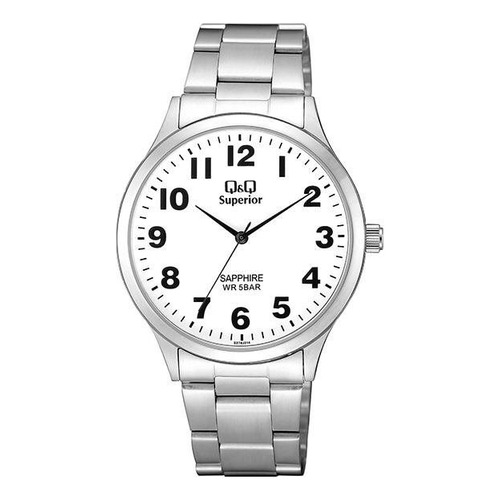 Reloj Para Hombre Q&q Superior S278j214y Plateado