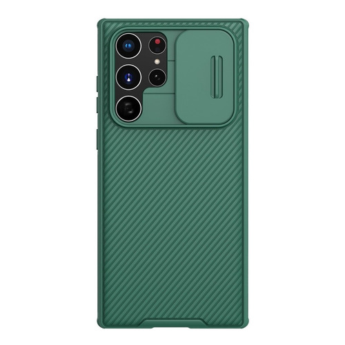 Funda Nillkin Camshield Pro Camshield Pro dark green con diseño lisa para Samsung Galaxy S22 Ultra por 1 unidad