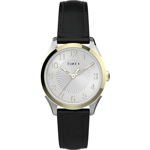 Timex | Reloj Mujer 28 Mm | Tw2u680009j | Original Color del bisel Dorado Color del fondo Blanco