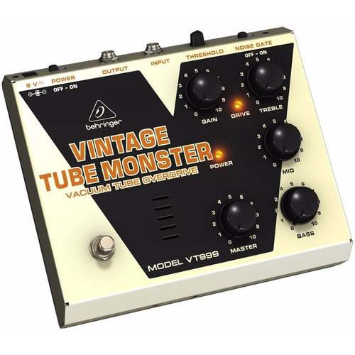 Behringer Vt999 Pedal Tube Monster Bulbo Color Beige