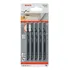 Hoja Sierra Caladora X 5 Uni Para Madera Blanda Bosch T111c