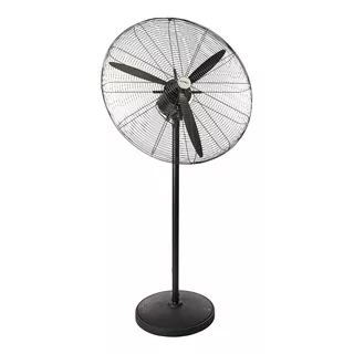 Ventilador Industrial Alta Velocidad Pedestal 30  Adir 2072 Color De La Estructura Negro