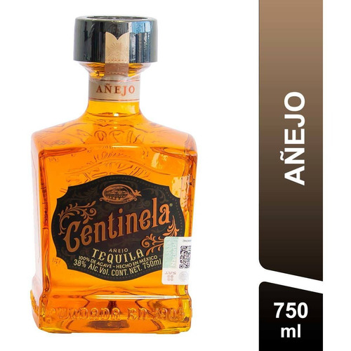 Tequila Centinela Premium Añejo 750 Ml