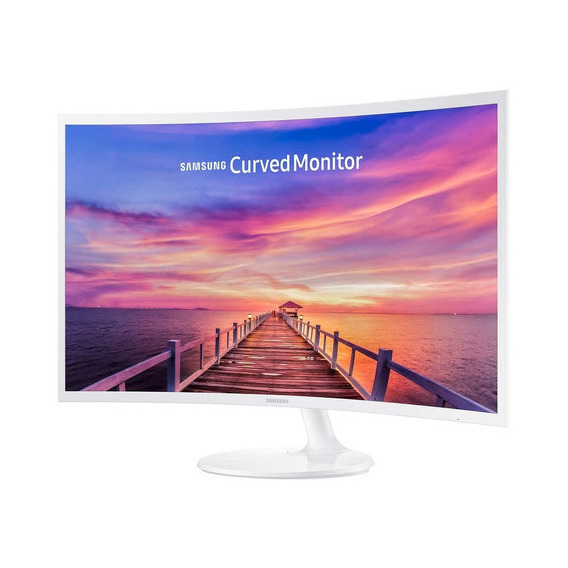 Monitor Curvo Samsung 27 Pulgadas Fhd Hdmi Vga Cf391FH Blanco