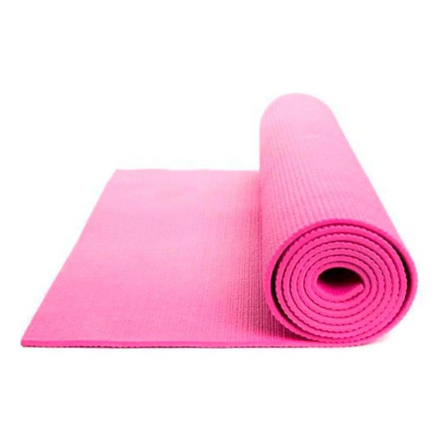 Tapete Para Yoga Y Pilates Pvc Antideslizante 173x61cm Color Rosa