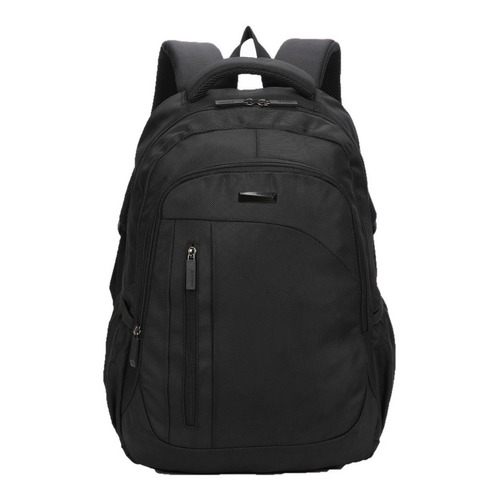 Mochila urbana Aoking H97068 color black diseño lisa