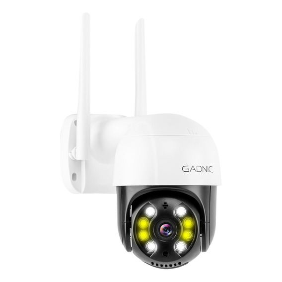 Cámara Domo Seguridad Gadnic Bluetooth Wifi Visión Nocturna Color Blanco