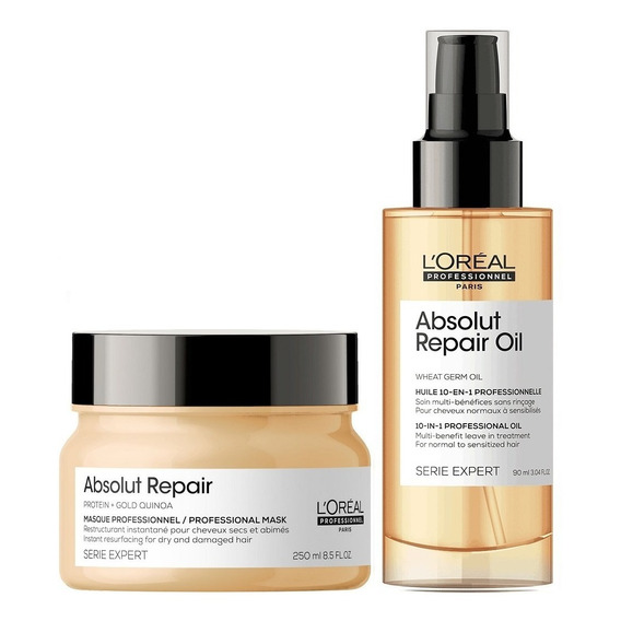 Mascarilla Reparadora + Sérum Loreal Absolut Repair