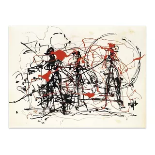Cuadro Canvas Fine Art Jackson Pollock 45x60 M Y C