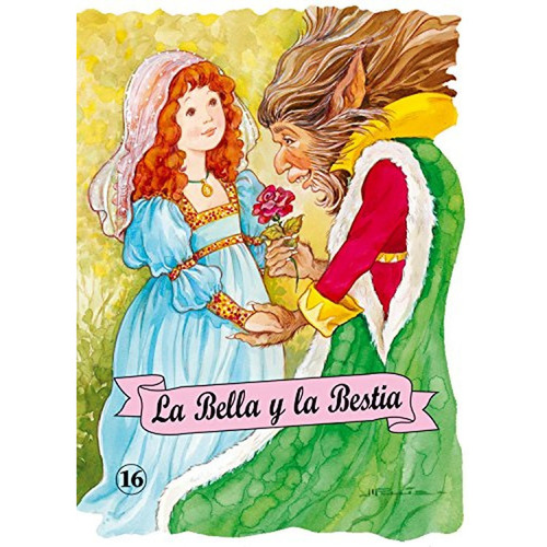 La Bella y la Bestia (Troquelados clásicos), de Leprince de Beaumont, Madame Jeanne-Marie. Editorial COMBEL, tapa pasta blanda, edición 1 en español, 2000