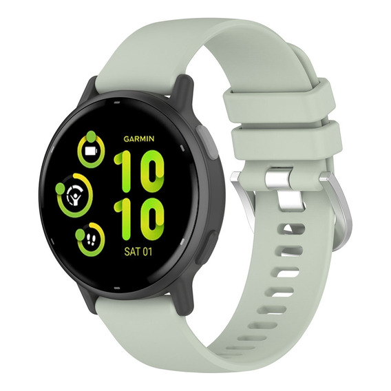 Correa De Silicona Verde Para Garmin Vivoactive 5/active 5