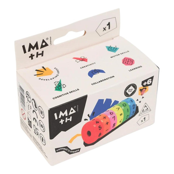 Imanix - Magnemath Juego Combinaciones Numéricas - Braintoys