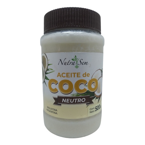  Isle De Coco aceite de coco neutro nutrasem con 500cc