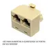 Duplicador Divisor Splyteer  Extensão Rj-45 Lan Net