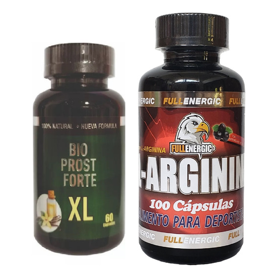 Bioprost Xl 60cap L-arginina100cap Virilida Pack 2 Agrand Pn