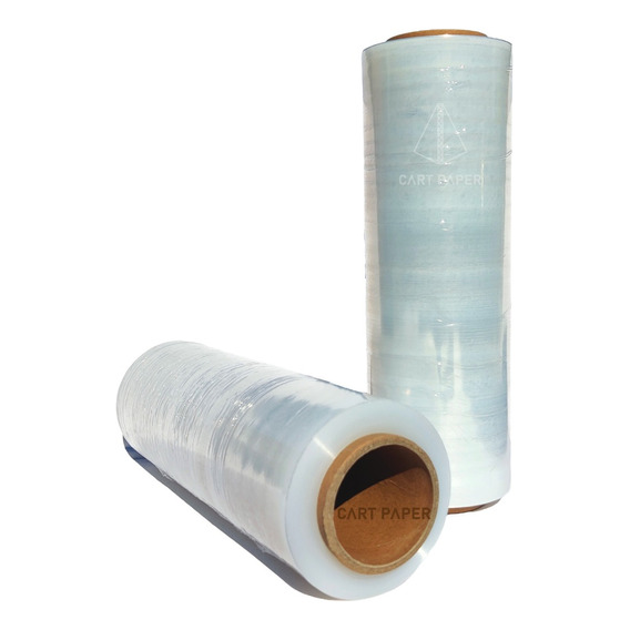  Film Stretch Transparente Pack 2 Rollos Marca Cart Paper®