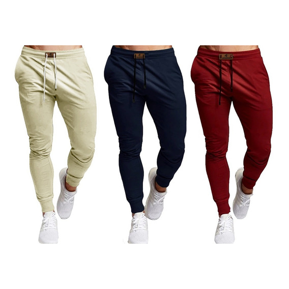 Pantalón Sudadera Jogger Hombre X 3 Unidades