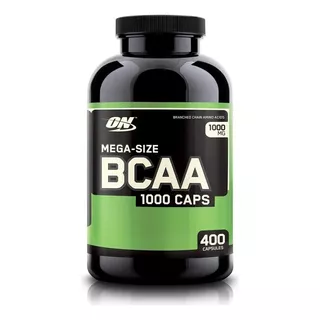 Bcaa On 400 Cápsulas 1000mg Optimun Optmun Nutrition