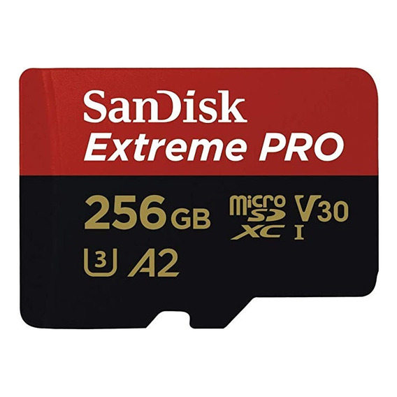 Sandisk Extreme Pro Micro Sd 256gb 4k 170mb/s A2 Dron/gopro