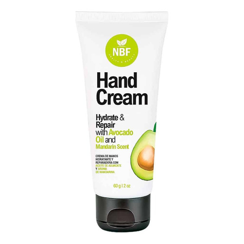  Crema Hidratante Para Manos Aceite De Aguacate Nbf 60gr