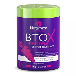 Btox Cenoura Roxa Natureza Cosmeticos Sem Formol 1kg