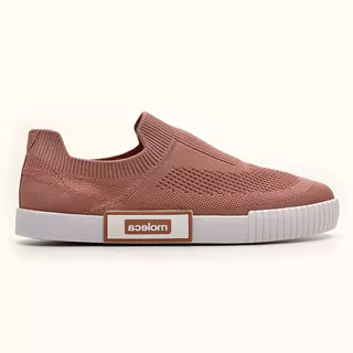 Tenis Feminino Slip On Moleca Knit