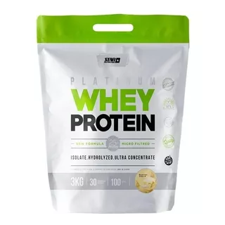 Suplemento En Polvo Star Nutrition  Platinum Platinum Whey Protein Proteínas Sabor Banana Cream En Sachet De 3000ml