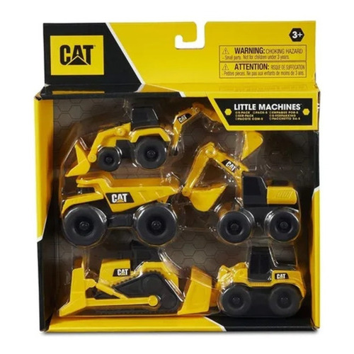 Little Machines Cat Pack X5 - Wabro Art 82150 Color Amarillo