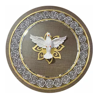 Mandala Do Divino Espirito Santo Decorativo Para Parede 43cm