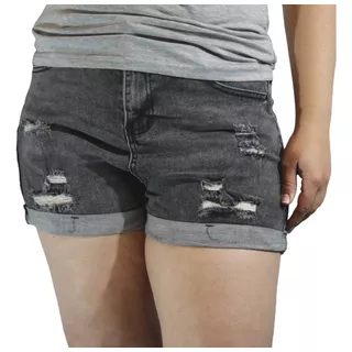 Short Mujer Tipo Jeans Elasticado (colores) - Adcesorios