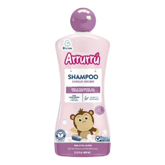 Shampoo Arrurru Cabello Oscuro X 400ml