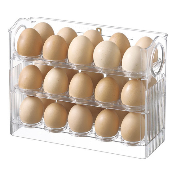 Organizador De Huevos Caja Para 30 Und Huevera Portahuevos