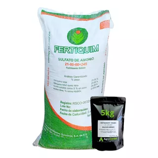 Fertilizante Sulfato De Amonio Para Plantas Y Pasto 5 Kg