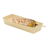 Charola Para Hotdog Jumbo, Banderilla, Elote 22x7x4cm 100pz