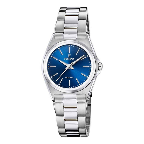 Reloj Festina Mujer F20553/3 Color de la malla Plateado Color del bisel Plateado Color del fondo Azul