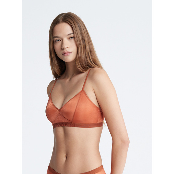 Bralette Unlined Future Shift Naranja Calvin Klein