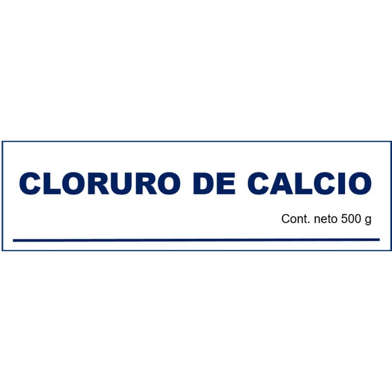 Cloruro De Calcio X 500g