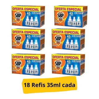 Sbp Inseticida 18 Refil 35ml Repelente Elétrico Contra Dengu