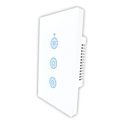 Interruptor Smart Dimerizable Blanco Tapa Vidrio Tbcin