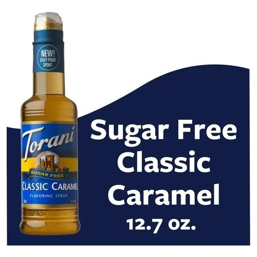 Torani Jarabe Para Cafe Classic Caramel Sugar Free 375ml