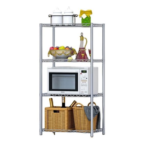 Rack Mueble Multiusos Con Repisas Cocina Horno Microondas