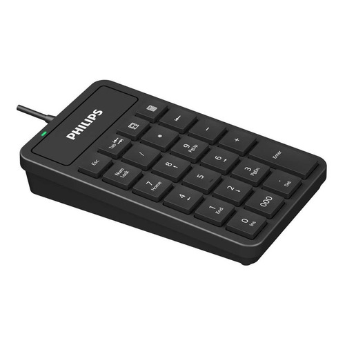 Teclado Numerico Philips K106 Numpad Usb Pc Notebook Color del teclado Negro