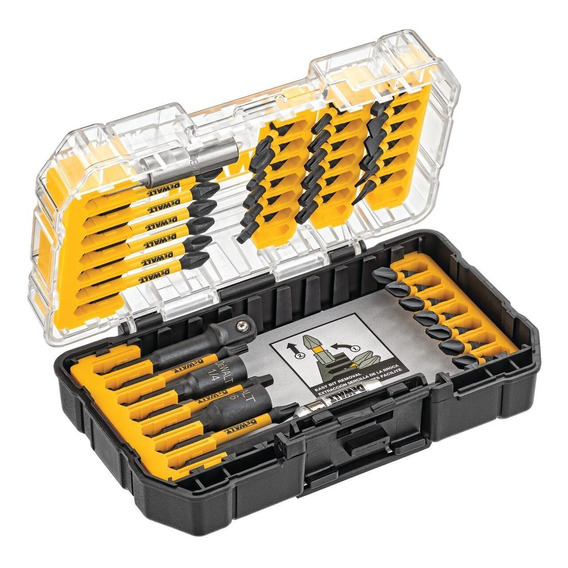 Juego De 40 Puntas P/desarmador Flextorq Dewalt Dwa2t40ir