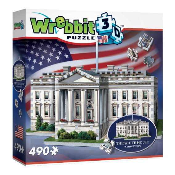 Puzzle 3d Wrebbit La Casa Blanca Washington Febo