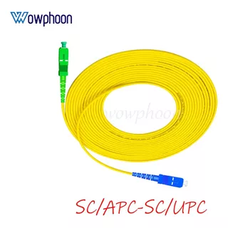 Patch Cord Cable Fibra Optica Sc Apc A Sc Upc Sm Monomodo 1m