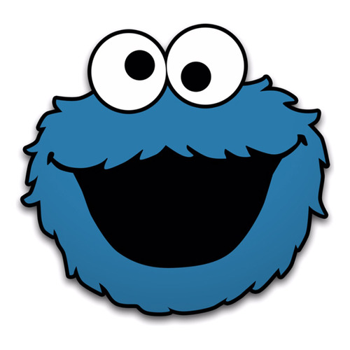 Crocs Jibbitz Sesame Street Cookie Azul
