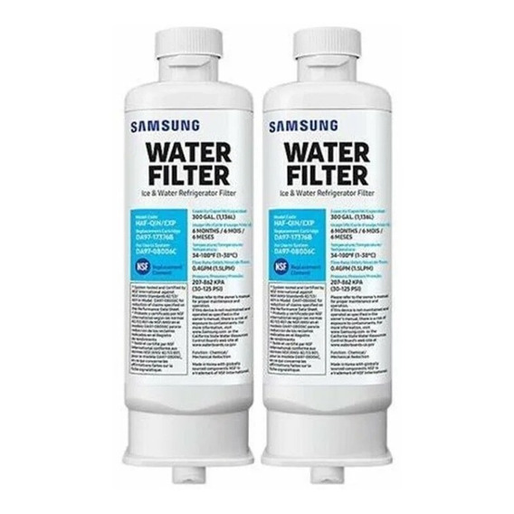 Pack 2 Filtros Refrigerador Samsung Family Hub Haf-qin/exp