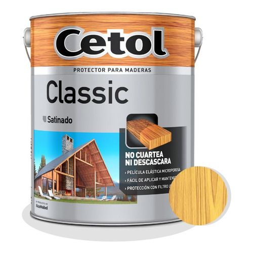 Cetol Classic Brillante protector exterior de madera 1L color cristal